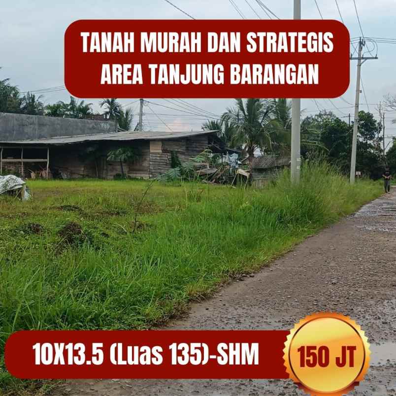 tanah murah area tanjung barangan kota palembang