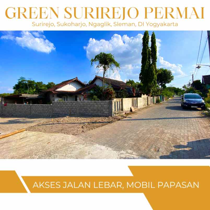 tanah pekarangan 2 4jt meter dekat pasar gentan