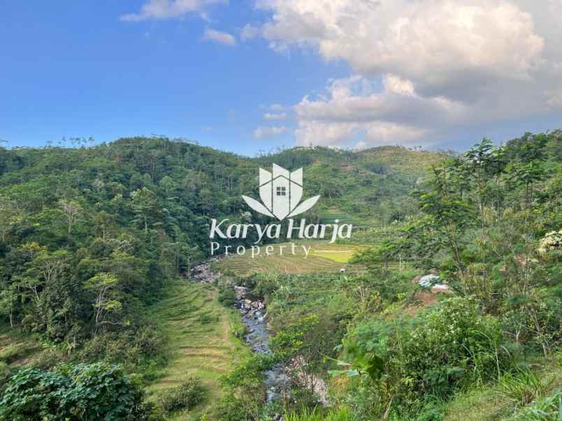 tanah tepi sungai cocok buat glamping karanganyar