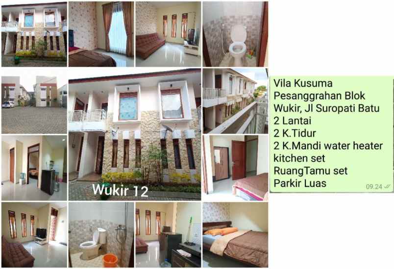 villa modern 2 lantai di pesanggrahan kusuma batu