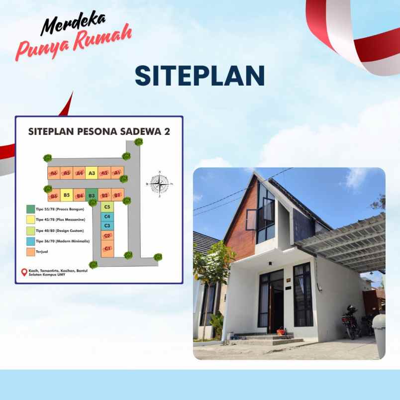 cluster tamantirto hunian modern di kasihan bantul