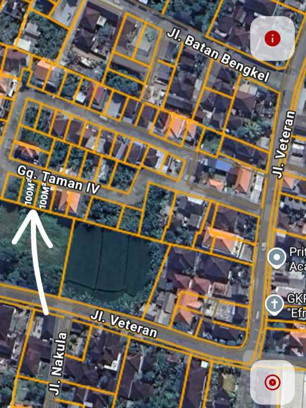 dijual 2 are jl veteran buduk pererenan mengwi badung