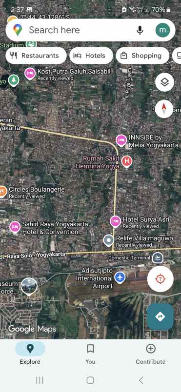 dijual hotel jl ringroad utara