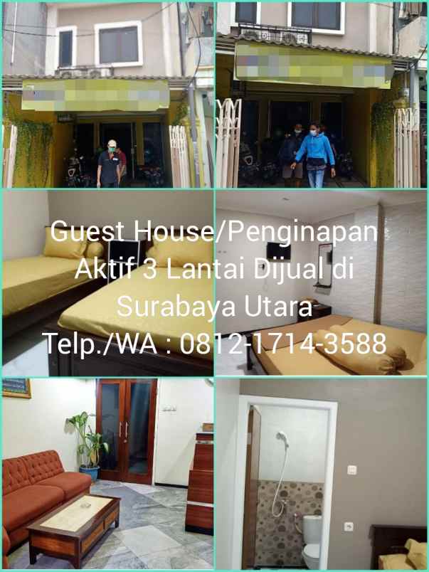 dijual hotel surabaya utara