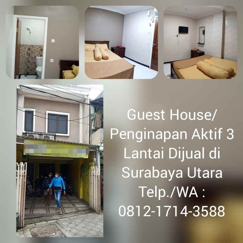 dijual hotel surabaya utara