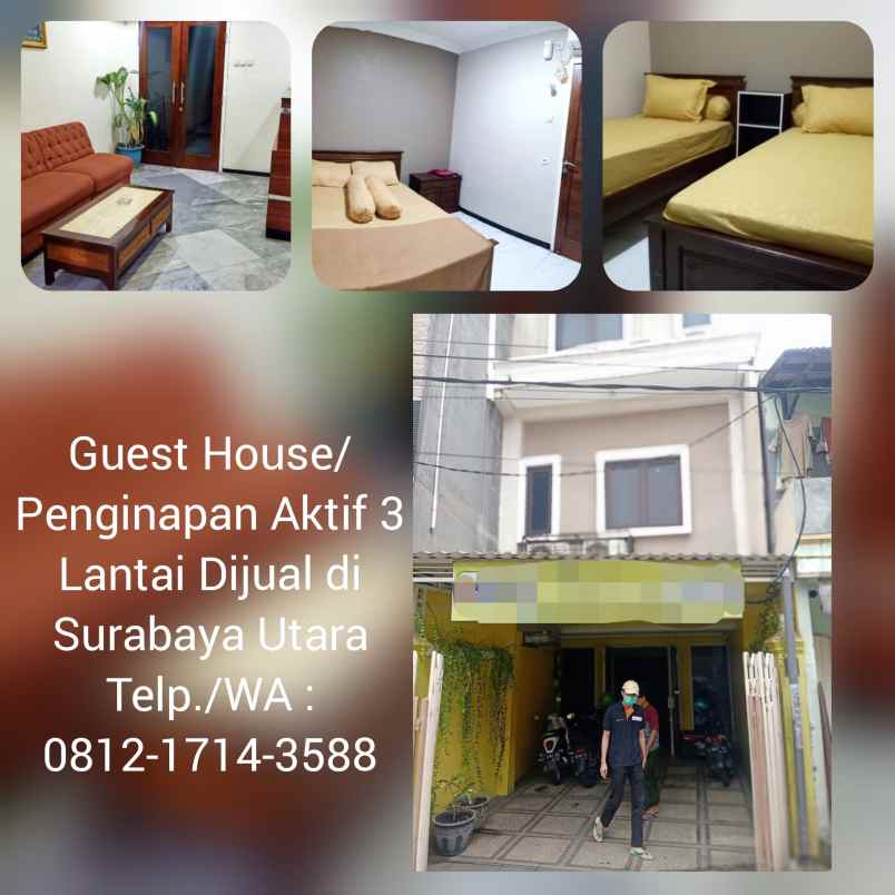 dijual hotel surabaya utara