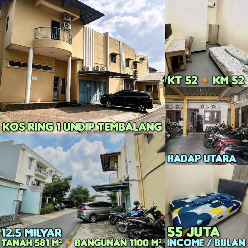 dijual kost di ring 1 undip tembalang semarang