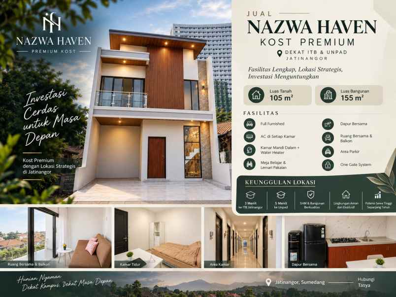 dijual kost jl caringin jatinangor
