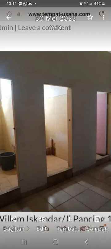 dijual kost jl willem iskandar