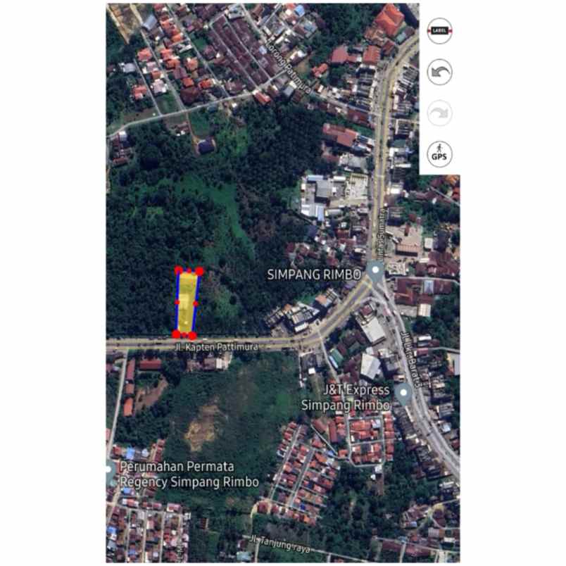 dijual ruko gudang kantor jalan kapten pattimura