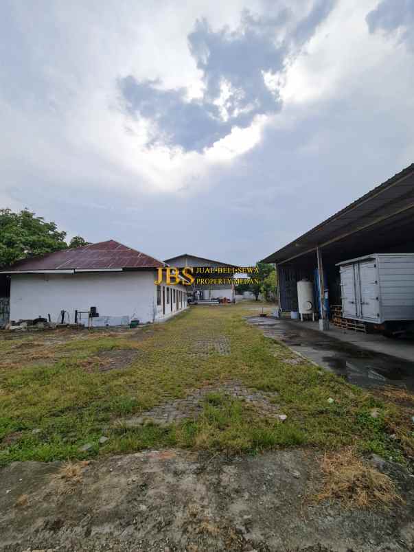 dijual ruko gudang kantor jalan medan binjai km 13 5