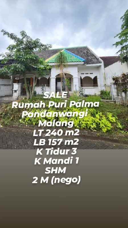 dijual rumah blimbing