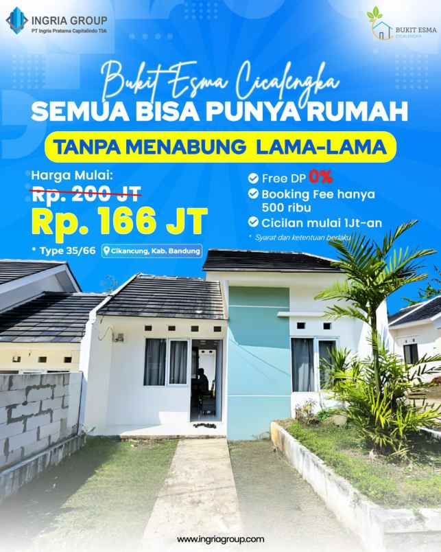 dijual rumah bukit esma cicalengka