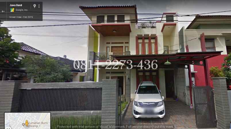 dijual rumah bumi sariwangi