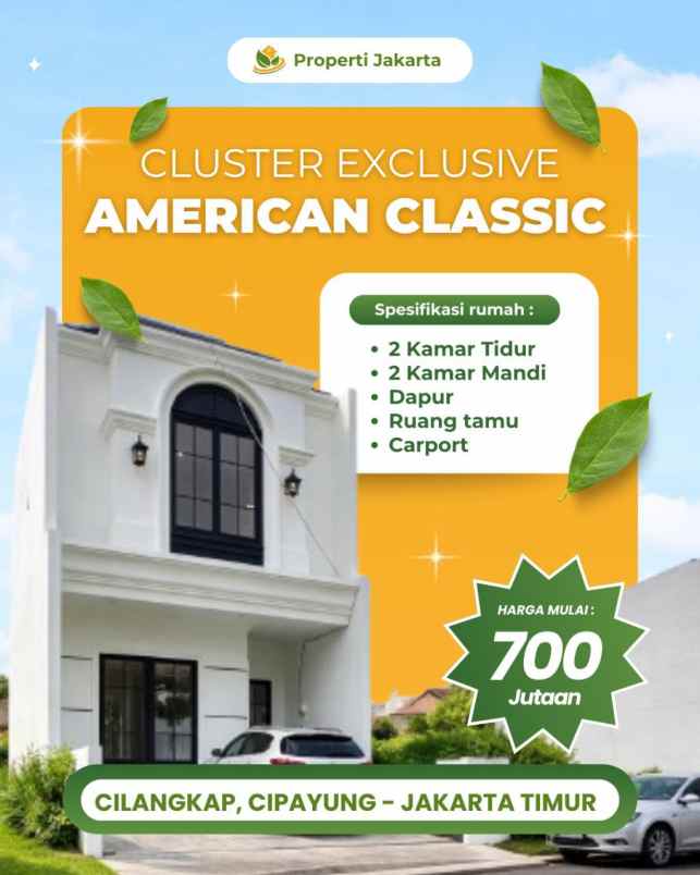 dijual rumah cilangkap
