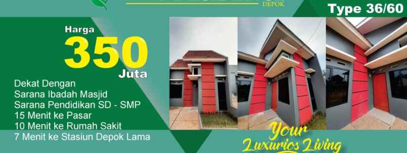 dijual rumah cipayung depok