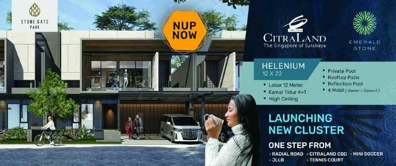 dijual rumah citraland surabaya