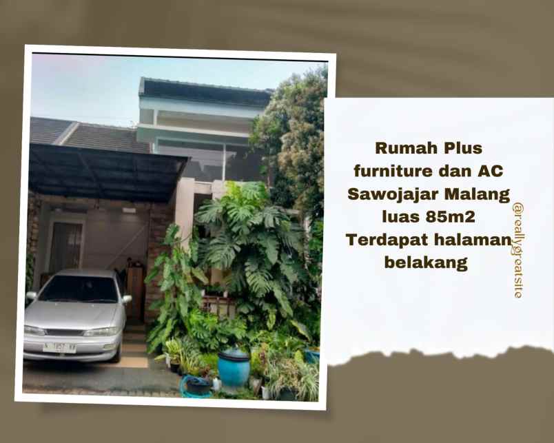 dijual rumah cluster grand devina sawojajar