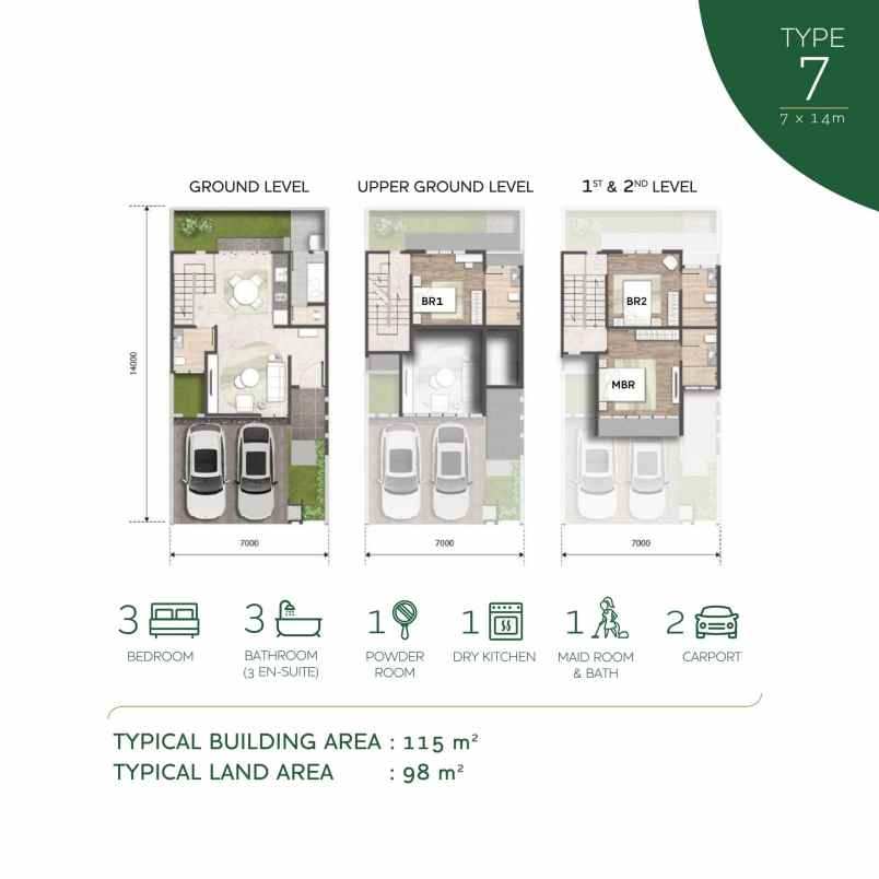 dijual rumah cluster semayang asya jgc
