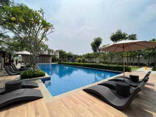 dijual rumah cluster semayang asya jgc