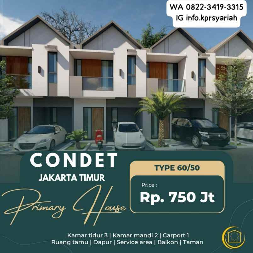 dijual rumah condet kramatjati