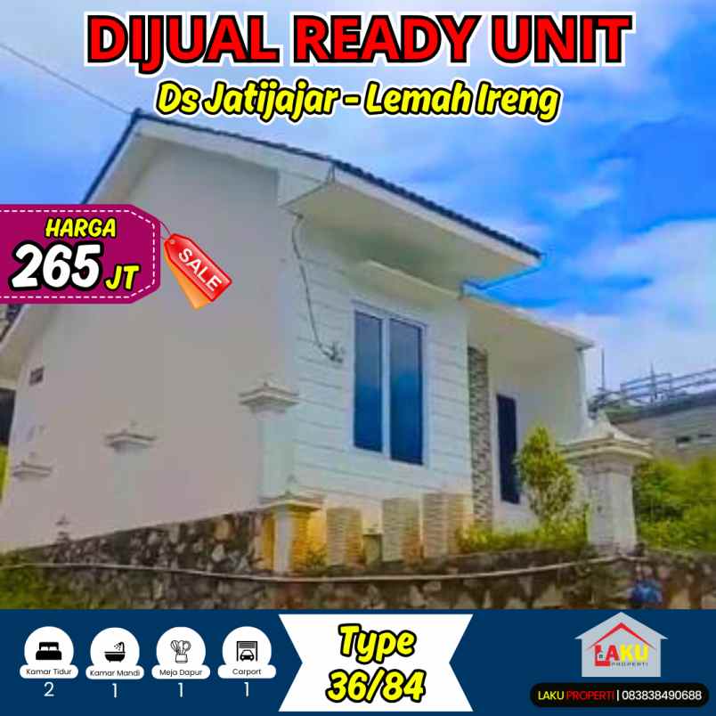 dijual rumah desa jatijajar lemah ireng