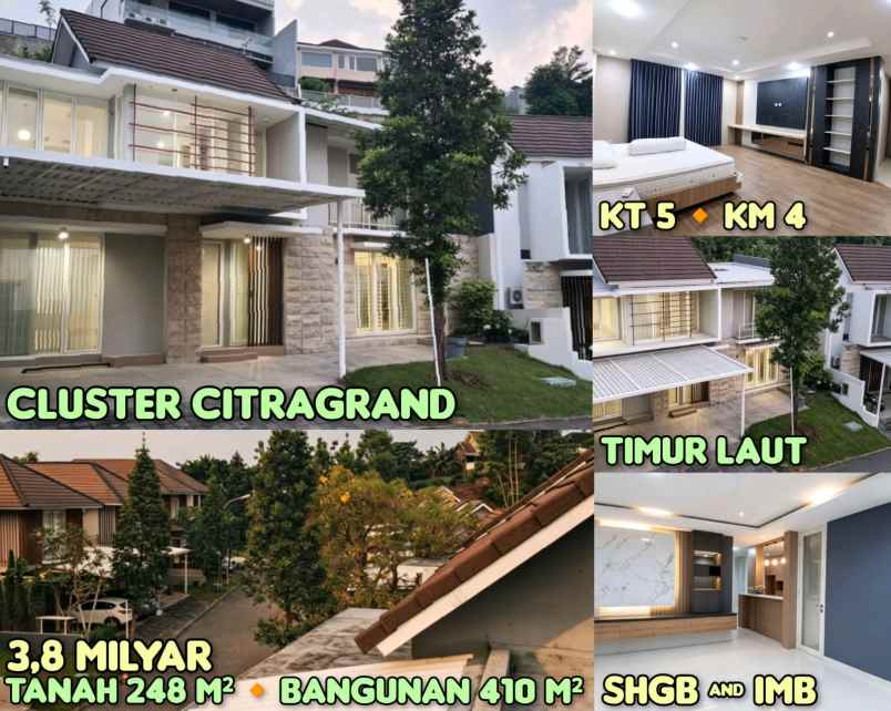 dijual rumah di cluster citragrand semarang