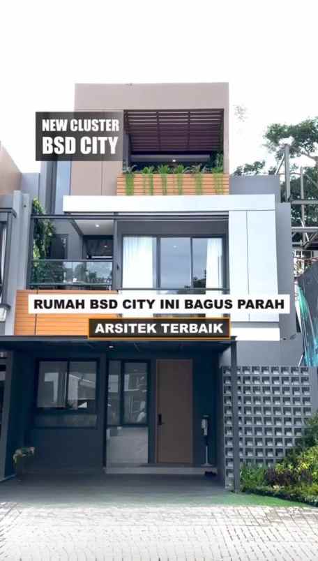 dijual rumah di cluster terravia bsd city