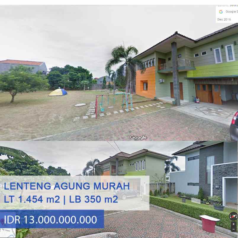 dijual rumah di jl raya lenteng agung jakarta selatan