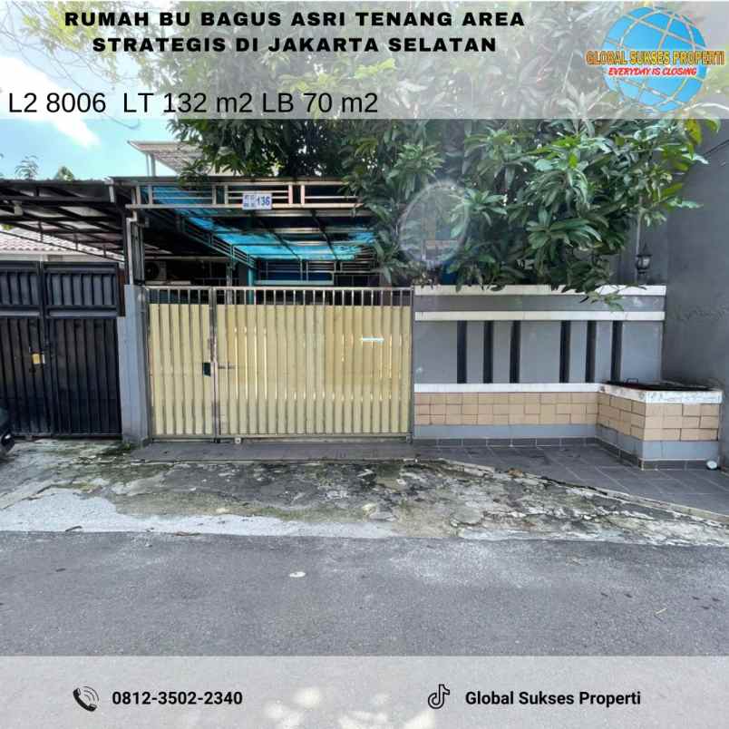 dijual rumah di tanjung barat