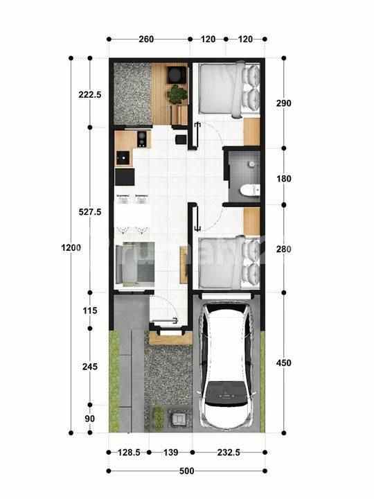 dijual rumah e215 jl bsi 1 no raya