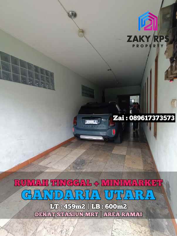 dijual rumah gandaria utara