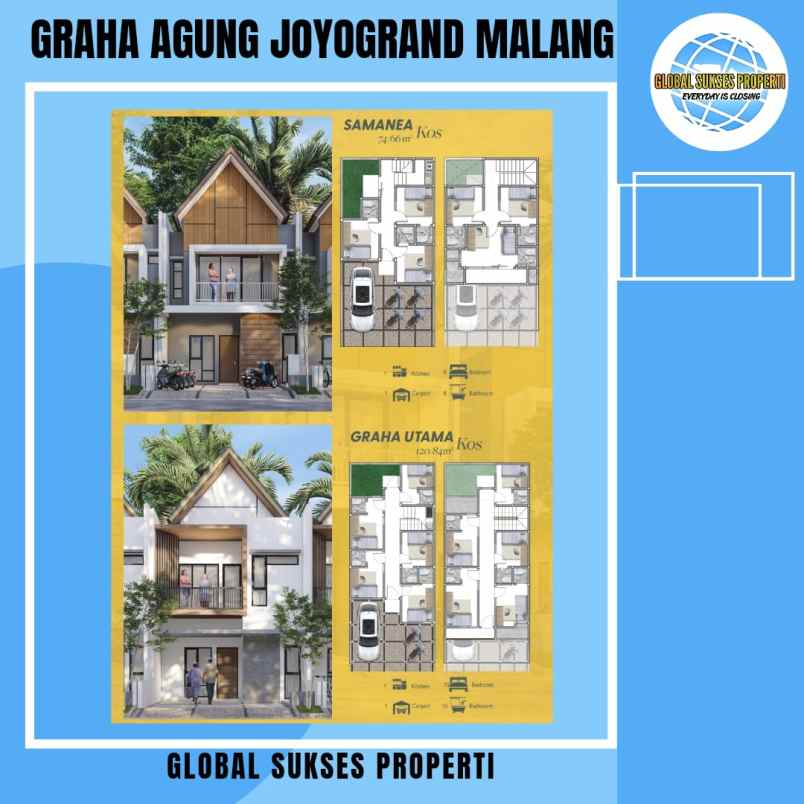 dijual rumah graha agung joyogrand