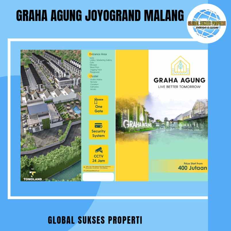 dijual rumah graha agung joyogrand