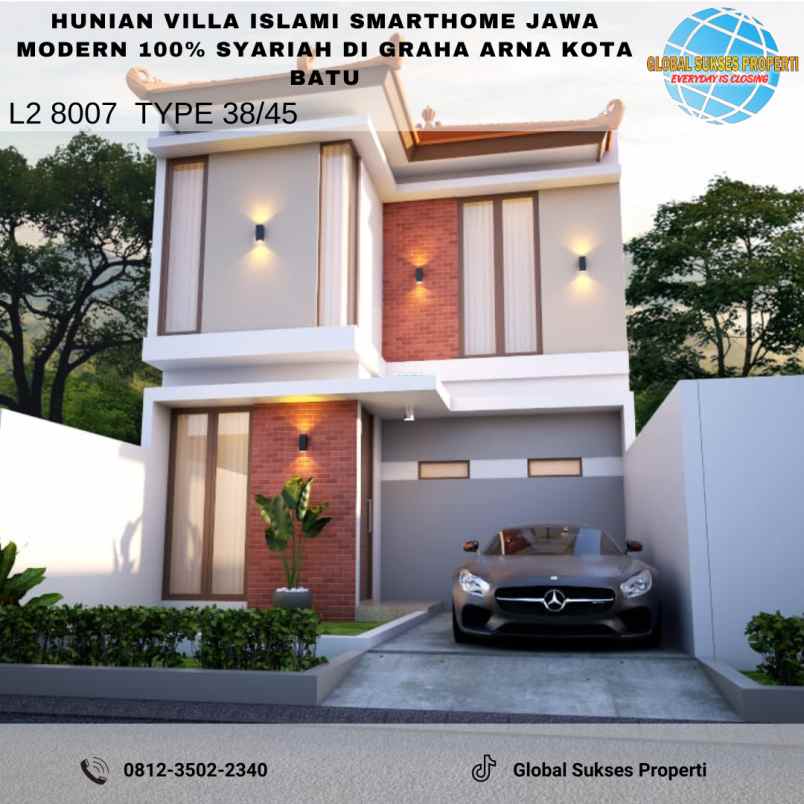 dijual rumah graha arna