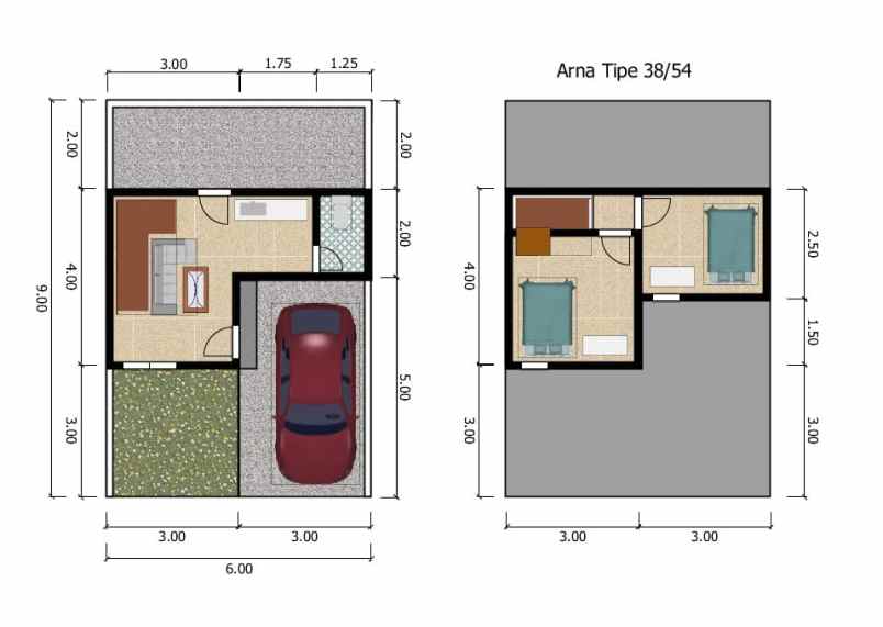 dijual rumah graha arna