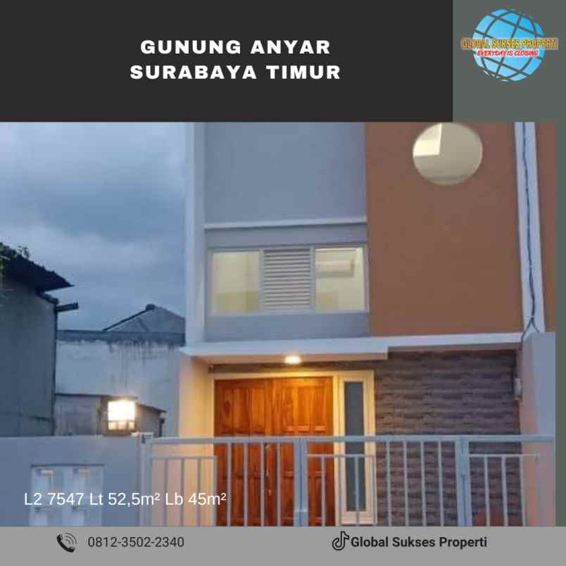 dijual rumah gunung anyar