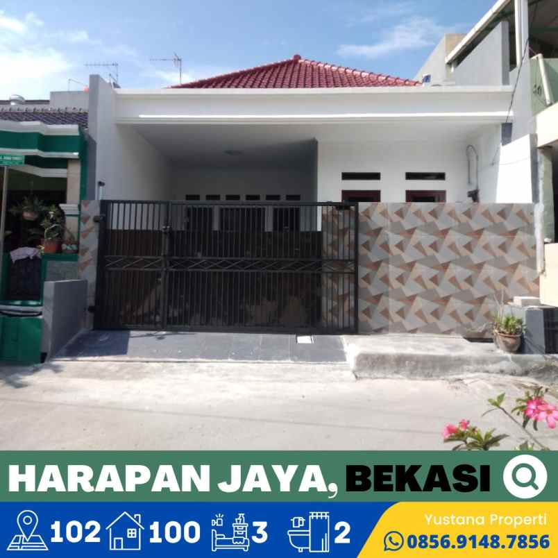 dijual rumah harapan jaya