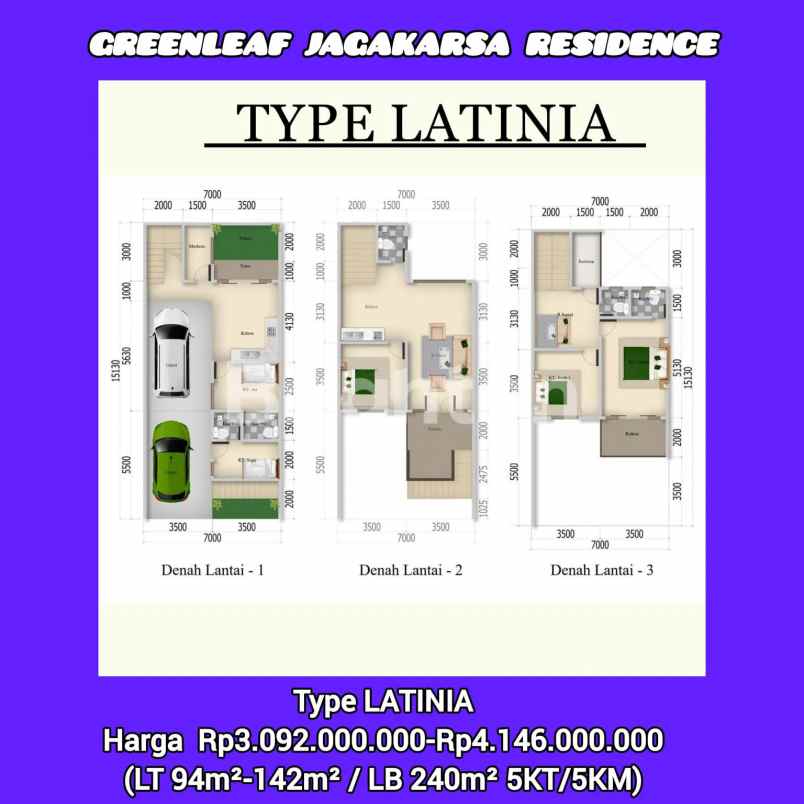 dijual rumah jalan jagakarsa raya