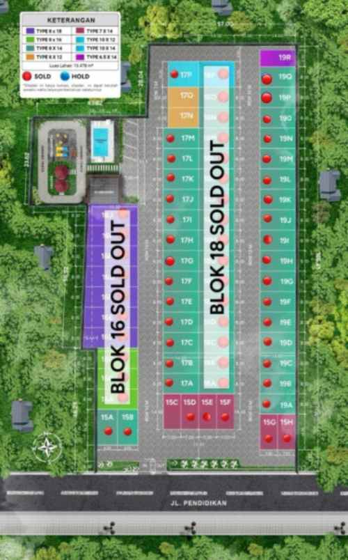 dijual rumah jalan pendidikan metal