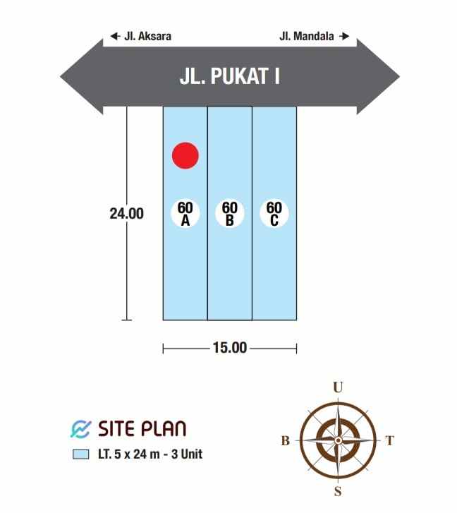 dijual rumah jalan pukat 1 wahidin