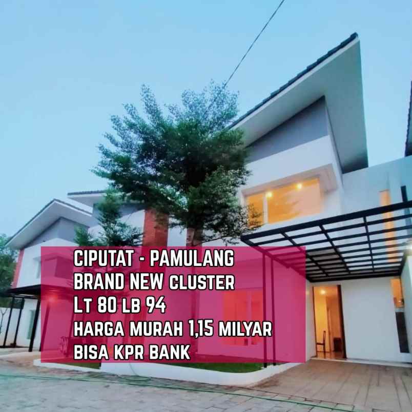 dijual rumah jalan raya ciputat pondok