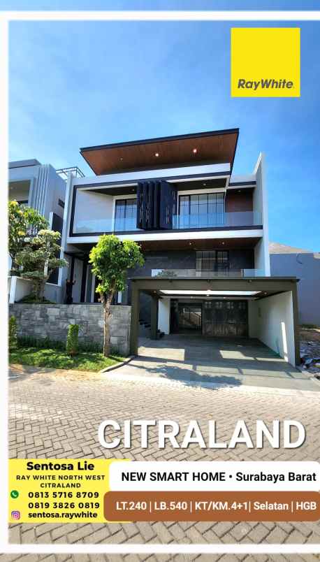 dijual rumah jalan waterfront