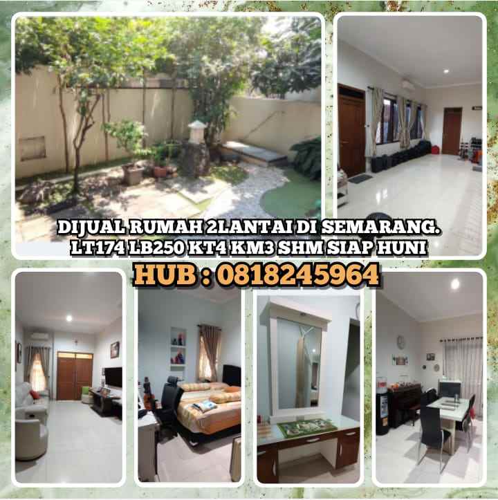 dijual rumah jl anggrek vi 34 semarang