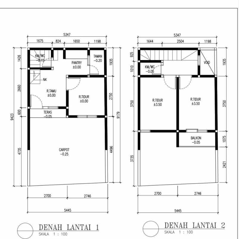 dijual rumah jl kp baru ciracas jakarta