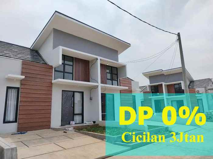 dijual rumah jl mt haryono cileungsi bekasi