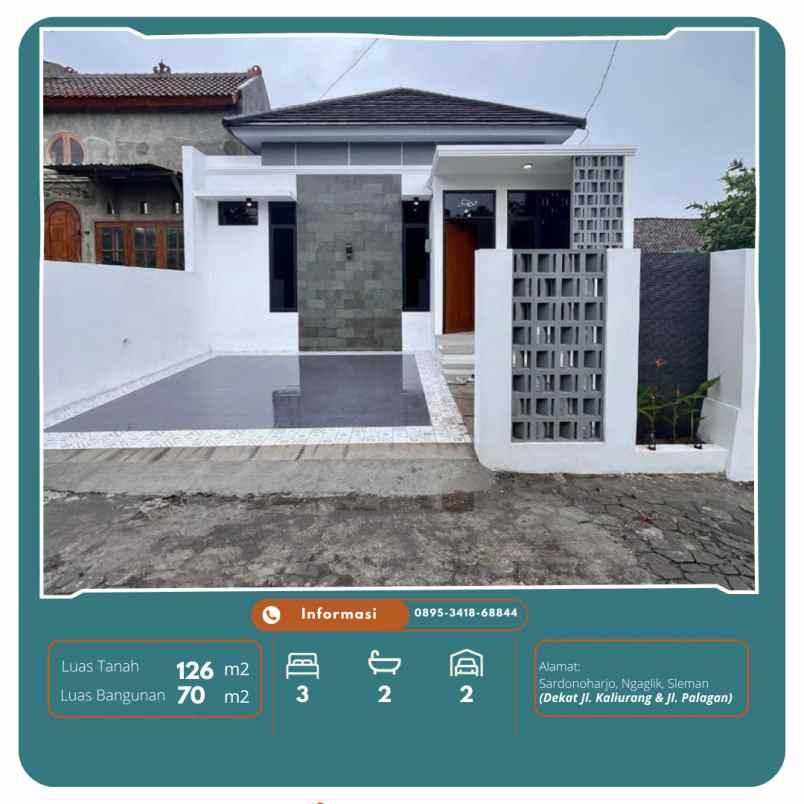 dijual rumah jl palagan jl kaliurang