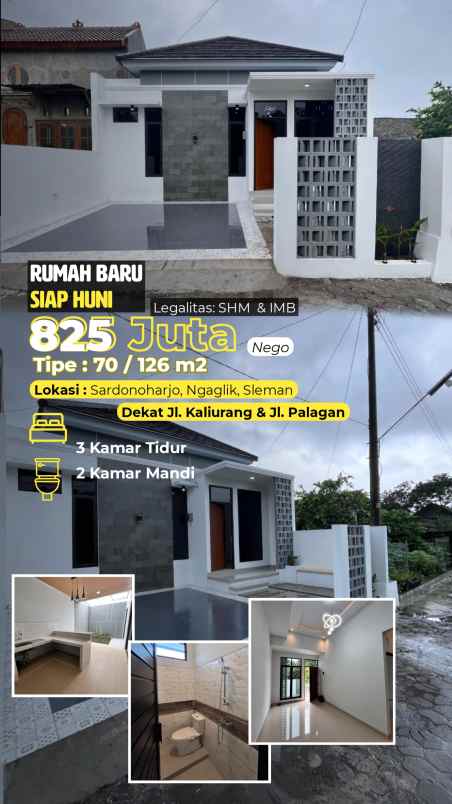 dijual rumah jl palagan jl kaliurang