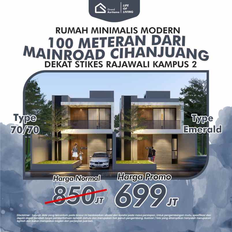 dijual rumah jln tutugan cihanjuang rahayu