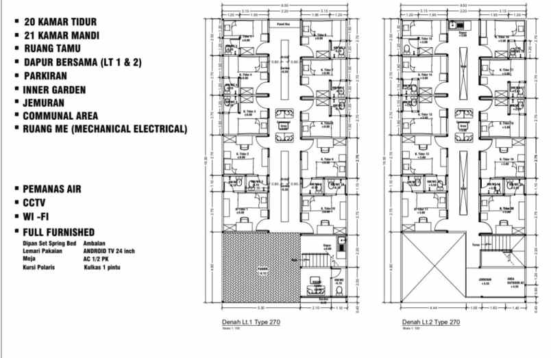 dijual rumah klojen